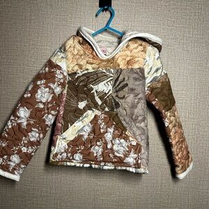 Handmade toddler quilt hoodie